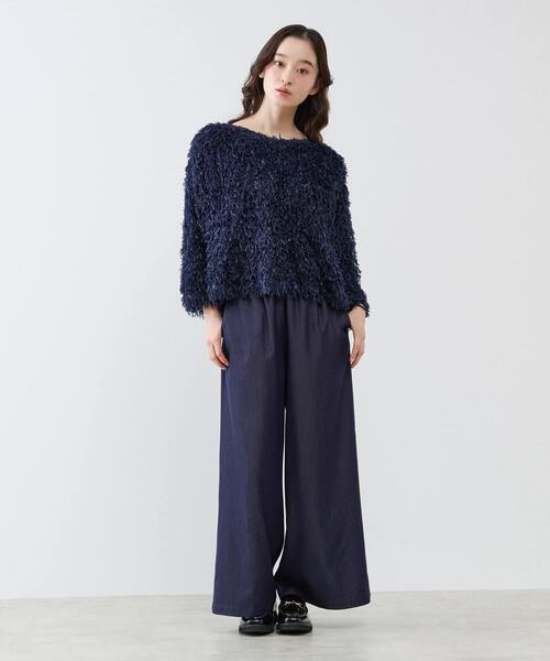 LOGEMENT DE CLAIRE（ロジュモンドクレール）の「イージーワイドキュロット（その他パンツ・レディース・ライトグレー/ベージュ/インディゴブルー・2/3）」の21枚目の写真