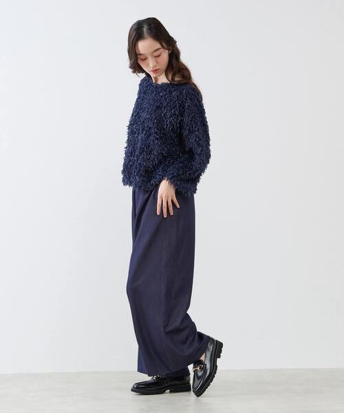 LOGEMENT DE CLAIRE（ロジュモンドクレール）の「イージーワイドキュロット（その他パンツ・レディース・ライトグレー/ベージュ/インディゴブルー・2/3）」の22枚目の写真