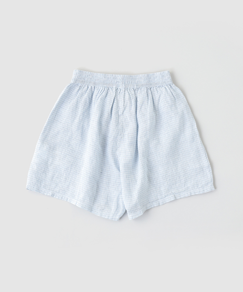 ERL（イーアールエル）の「ERL / イーアールエル UNISEX PLAID BOXERS WOVEN（その他パンツ・メンズ・ブルー系その他・MEDIUM/SMALL/X-SMALL）」の2枚目の写真