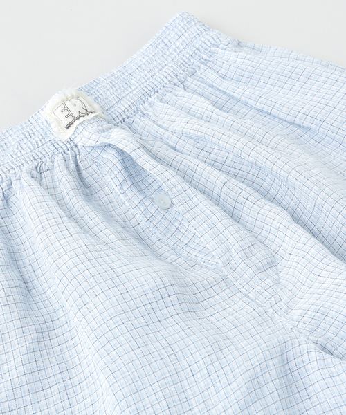 ERL（イーアールエル）の「ERL / イーアールエル UNISEX PLAID BOXERS WOVEN（その他パンツ・メンズ・ブルー系その他・MEDIUM/SMALL/X-SMALL）」の3枚目の写真
