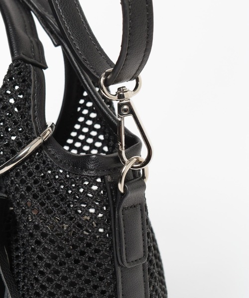 BAYFLOW（ベイフロー）の「マルチWAYメッシュショルダー（ショルダーバッグ・レディース・ブラック/ライトグレー/ネイビー・FREE）」の17枚目の写真