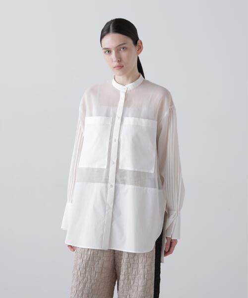極美品✨ADORE 定価4万 ソフトオーガンジーブラウスシアー ボウタイ ◇ソフトオーガンジーブラウス（シャツ/ブラウス）｜ADORE（アドーア