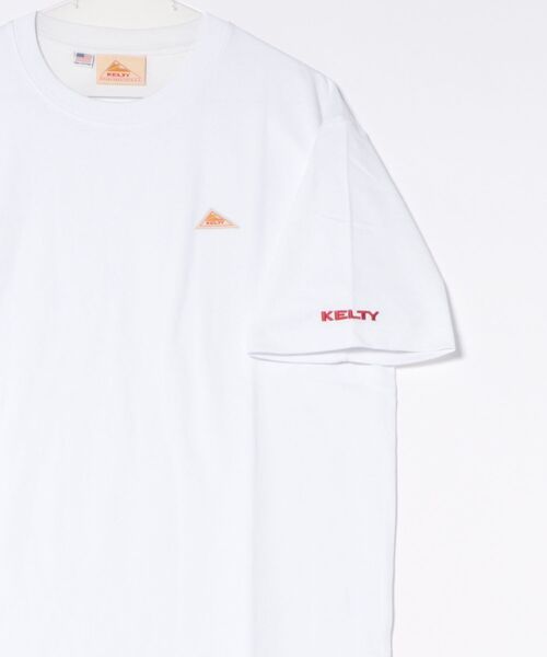 KELTY(ケルティ)の「KELTY MINI LOGO S/S T-SHIRT(Tシャツ/カットソー・メンズ・ホワイト/ブラック/グレー・L/M/XL)」の6枚目の写真
