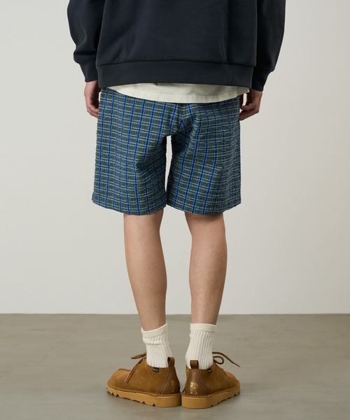 Gramicci(グラミチ)の「O.G. G-SHORT SEERSUCKER PLAID / O.G.Gショーツシアサッカープレイド Gramicci グラミチ(その他パンツ・メンズ・ストライプ・S/M/L/XL/XXL)」の2枚目の写真