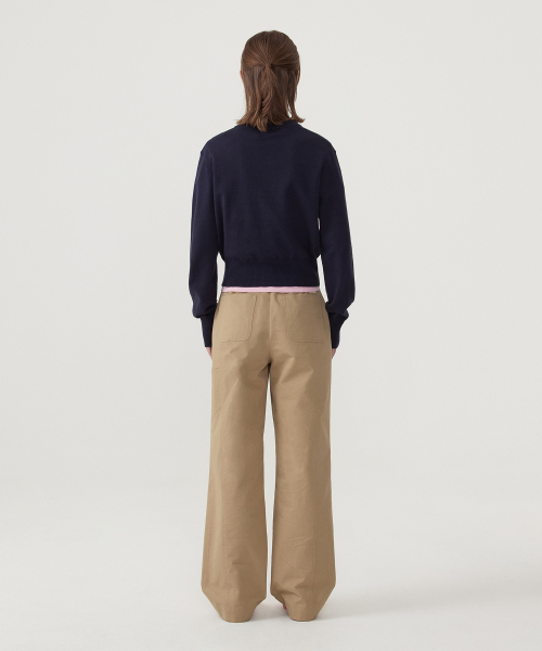 COVERNAT WOMAN(カバーナットウーマン)の「ウィメンズストレートコットンパンツベージュ(その他パンツ・レディース・その他・WM/WS)」の6枚目の写真