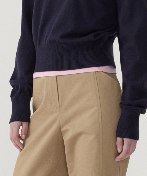 COVERNAT WOMAN(カバーナットウーマン)の「ウィメンズストレートコットンパンツベージュ(その他パンツ・レディース・その他・WM/WS)」の7枚目の写真