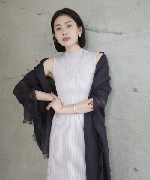 anuans（アニュアンス）の「【XSサイズあり】セミマーメイドニットワンピース（ワンピース・レディース・ネイビー/ラベンダー/ホワイト系その他/ブラウン/ブルー・X-SMALL/SMALL/MEDIUM）」の10枚目の写真