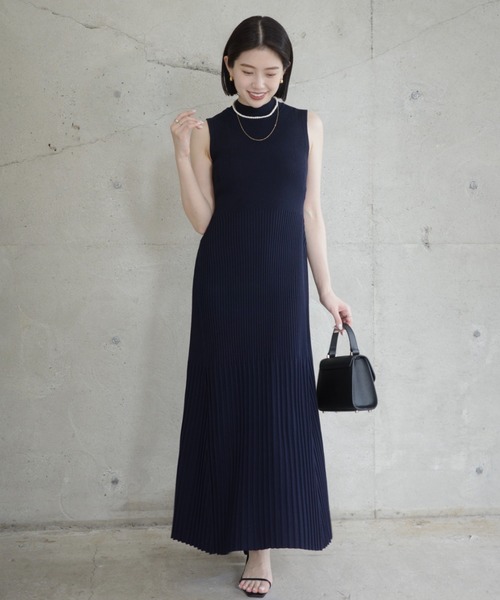 anuans（アニュアンス）の「【XSサイズあり】セミマーメイドニットワンピース（ワンピース・レディース・ネイビー/ラベンダー/ホワイト系その他/ブラウン/ブルー・X-SMALL/SMALL/MEDIUM）」の11枚目の写真