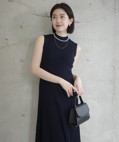 anuans（アニュアンス）の「【XSサイズあり】セミマーメイドニットワンピース（ワンピース・レディース・ネイビー/ラベンダー/ホワイト系その他/ブラウン/ブルー・X-SMALL/SMALL/MEDIUM）」の12枚目の写真