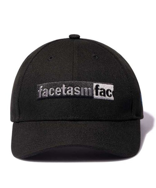 FACETASM(ファセッタズム)の「FACETASM/ファセッタズム × NEW ERA/ニューエラ LOGO CAP 9FORTY カーブバイザー ロゴ刺繍キャップ 2026年春夏(キャップ・メンズ・ブラック・FREE)」の2枚目の写真