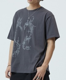 『mahagrid/マハグリッド』HEART TATTOO TEE/ハート タトゥー Tシャツ