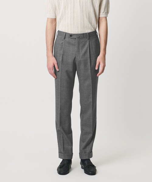 UNITED ARROWS(ユナイテッドアローズ)の「ハウンドトゥース 1プリーツ スラックス R-MODEL(スラックス・メンズ・ダークグレー・48/46/50/44)」の16枚目の写真