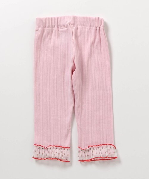 apres les cours（アプレレクール）の「裾フリルひんやりレギンス（レギンス/スパッツ・キッズ・ドット/ピンク/アイボリー・80/90/100/110/120/130）」の10枚目の写真