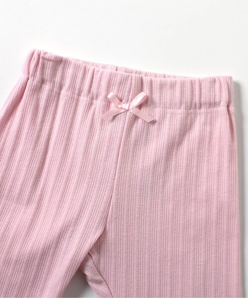 apres les cours（アプレレクール）の「裾フリルひんやりレギンス（レギンス/スパッツ・キッズ・ドット/ピンク/アイボリー・80/90/100/110/120/130）」の9枚目の写真