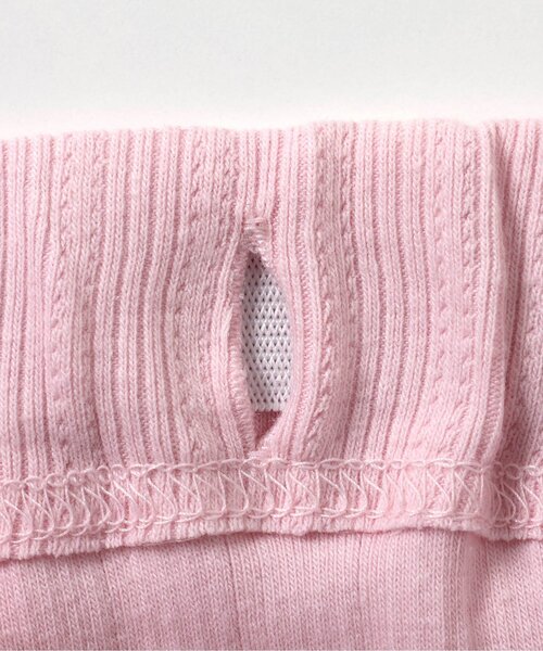 apres les cours（アプレレクール）の「裾フリルひんやりレギンス（レギンス/スパッツ・キッズ・ドット/ピンク/アイボリー・80/90/100/110/120/130）」の7枚目の写真