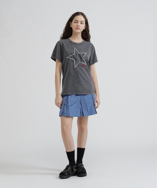 AVIREX（アヴィレックス）の「《直営店限定》FADE WASH T‐SHIRT WITH STAR EMBROIDERY（Tシャツ/カットソー・レディース・オフホワイト/ピンク/チャコールグレー・F）」の22枚目の写真