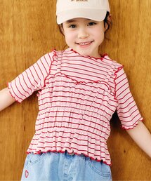 apres les cours | マルチボーダーTシャツ&ビスチェ２Pセット(アンサンブル)