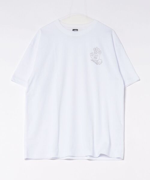 SANTA CRUZ(サンタクルーズ)の「【ムラサキスポーツ限定】SANTA CRUZ サンタクルーズ 半袖 Tシャツ VOID HAND HOLLOW チェスト SST 502263402(Tシャツ/カットソー・メンズ・ブラック/ホワイト・XL/L/M)」の5枚目の写真