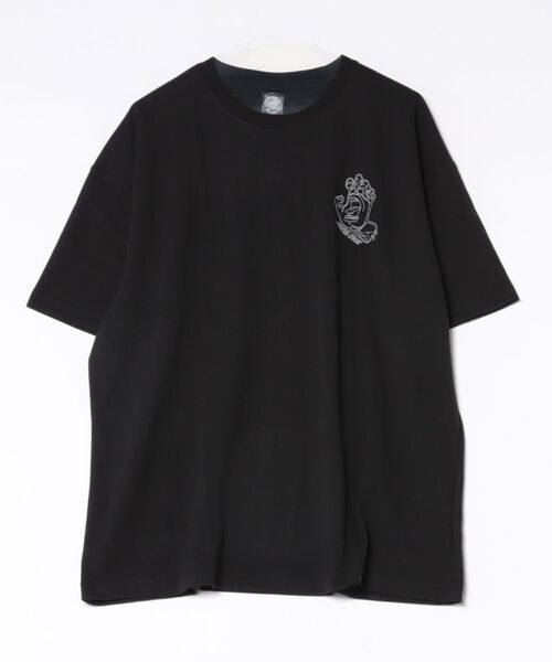 SANTA CRUZ(サンタクルーズ)の「【ムラサキスポーツ限定】SANTA CRUZ サンタクルーズ 半袖 Tシャツ VOID HAND HOLLOW チェスト SST 502263402(Tシャツ/カットソー・メンズ・ブラック/ホワイト・XL/L/M)」の8枚目の写真