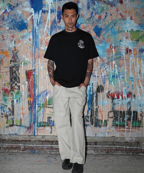 SANTA CRUZ(サンタクルーズ)の「【ムラサキスポーツ限定】SANTA CRUZ サンタクルーズ 半袖 Tシャツ VOID HAND HOLLOW チェスト SST 502263402(Tシャツ/カットソー・メンズ・ブラック/ホワイト・XL/L/M)」の7枚目の写真