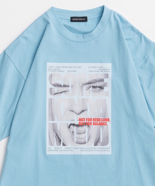 MAISON SPECIAL(メゾンスペシャル)の「SOME KINDA MOOD T-Shirt/SOME KINDA MOOD TEE(Tシャツ/カットソー・レディース・ライトグレー/ブルー/チャコールグレー・FREE)」の17枚目の写真