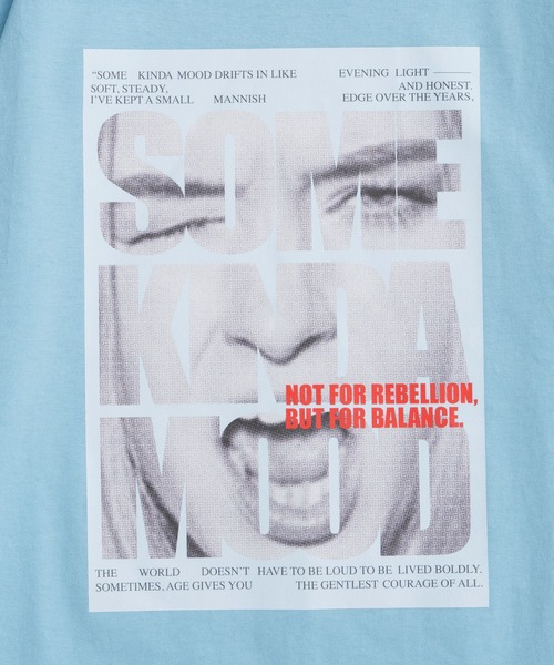 MAISON SPECIAL(メゾンスペシャル)の「SOME KINDA MOOD T-Shirt/SOME KINDA MOOD TEE(Tシャツ/カットソー・レディース・ライトグレー/ブルー/チャコールグレー・FREE)」の19枚目の写真