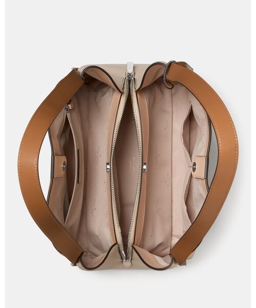 kate spade new york（ケイトスペード ニューヨーク）の「ノット カラーブロック ラージ キャリーオール（ショルダーバッグ・レディース・オレンジ・ONESIZE）」の4枚目の写真