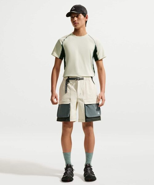 ACG(エィシージー)の「ナイキ ACG "Wildsee" メンズ Dri-FIT ショートスリーブ インナー トップス / Nike ACG "Wildsee" Men's Dri-FIT Short-Sleeve Base Layer Top IO1453-020 Sea Glass(Tシャツ/カットソー・メンズ・グリーン系その他2・2XL/XL/S/M/L)」の4枚目の写真
