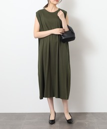 BRODIAEA ノースリーブカットソーワンピース