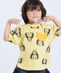 BIT'Z | 【接触冷感】動物総柄半袖Tシャツ(Tシャツ/カットソー)