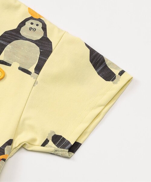 BIT'Z(ビッツ)の「【接触冷感】動物総柄半袖Tシャツ(Tシャツ/カットソー・キッズ・ミント/アイボリー/レモンイエロー・80/90/95/100/110/120)」の10枚目の写真