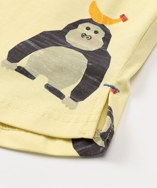 BIT'Z(ビッツ)の「【接触冷感】動物総柄半袖Tシャツ(Tシャツ/カットソー・キッズ・ミント/アイボリー/レモンイエロー・80/90/95/100/110/120)」の12枚目の写真