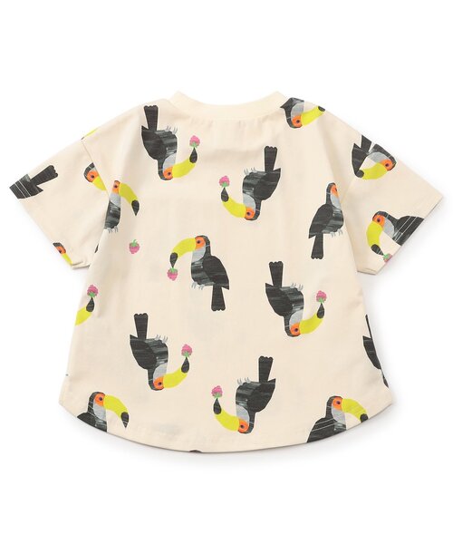 BIT'Z(ビッツ)の「【接触冷感】動物総柄半袖Tシャツ(Tシャツ/カットソー・キッズ・ミント/アイボリー/レモンイエロー・80/90/95/100/110/120)」の5枚目の写真