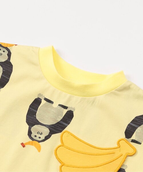 BIT'Z(ビッツ)の「【接触冷感】動物総柄半袖Tシャツ(Tシャツ/カットソー・キッズ・ミント/アイボリー/レモンイエロー・80/90/95/100/110/120)」の9枚目の写真