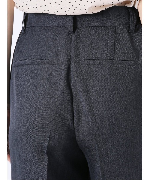 m.f.editorial(エムエフエディトリアル)の「【ストレッチ ウォッシャブル】m.f.エディトリアル レディース ワイド パンツ 紺(セットアップ可能)(スーツパンツ・レディース・ネイビー・S/MEDIUM/LARGE/X-LARGE)」の19枚目の写真