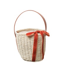 ARCHIVER（アーカイバ）の「【RES】【ベロアリボン バケツワン かごバッグ】（かごバッグ）」