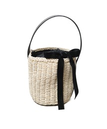 ARCHIVER（アーカイバ）の「【RES】【ベロアリボン バケツワン かごバッグ】（かごバッグ）」