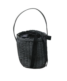 ARCHIVER（アーカイバ）の「【RES】【ベロアリボン バケツワン かごバッグ】（かごバッグ）」