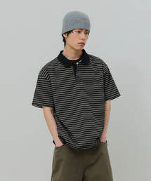DESIRED（デシレッド）の「ストライプカラー半袖Tシャツ-FBSK5701D03（Tシャツ/カットソー）」