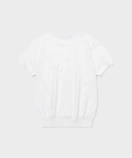 GRUNDEN（グルンデン）の「COOL COTTON KNIT TOP (WHITE)（ニット/セーター・レディース・その他・OS）」の3枚目の写真