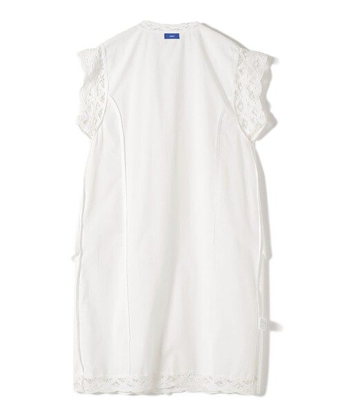 SHIPS(シップス)の「Fanaka:〈手洗い可能〉バテンレース ロング ジレ(ベスト・レディース・オフホワイト・ONE SIZE)」の4枚目の写真