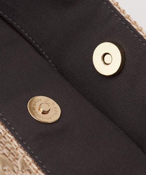 russet(ラシット)の「《WEB限定》スリム2WAYトートバッグ <ナイロンラフィア>(トートバッグ・レディース・ブラック/ダークブラウン/アイボリー/ボルドー・FREE)」の22枚目の写真