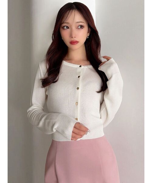 RESEXXY（リゼクシー）の「【UVカット】ベーシックカーディガン（カーディガン/ボレロ・レディース・グレー/ブラック/イエロー/ホワイト/ピンク/ブルー・FREE）」の7枚目の写真