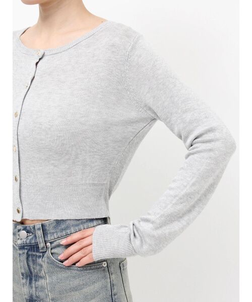RESEXXY（リゼクシー）の「【UVカット】ベーシックカーディガン（カーディガン/ボレロ・レディース・グレー/ブラック/イエロー/ホワイト/ピンク/ブルー・FREE）」の9枚目の写真