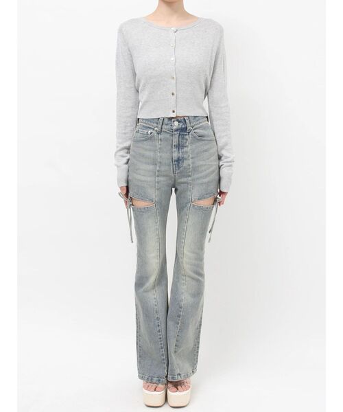 RESEXXY（リゼクシー）の「【UVカット】ベーシックカーディガン（カーディガン/ボレロ・レディース・グレー/ブラック/イエロー/ホワイト/ピンク/ブルー・FREE）」の12枚目の写真