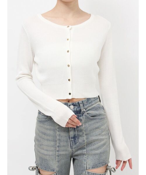 RESEXXY（リゼクシー）の「【UVカット】ベーシックカーディガン（カーディガン/ボレロ・レディース・グレー/ブラック/イエロー/ホワイト/ピンク/ブルー・FREE）」の19枚目の写真