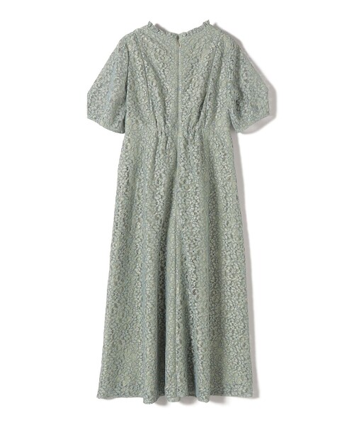 kaene(カエン)の「kaene:コード レース パフ スリーブ ワンピース(ワンピース・レディース・ブラック/ライトグリーン・ONE SIZE)」の18枚目の写真
