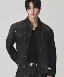 WESLEYHYUSTON（ウェズリーユーストン）の「Mclaury western denim jacket black（デニムジャケット）」