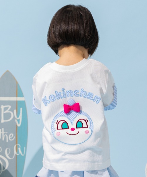ANPANMAN KIDS COLLECTION(アンパンマンキッズコレクション)の「くるっと2WAY半袖Tシャツ アンパンマン コキンちゃん(Tシャツ/カットソー・キッズ・オフホワイト・80cm/90cm/100cm/110cm/120cm)」の5枚目の写真