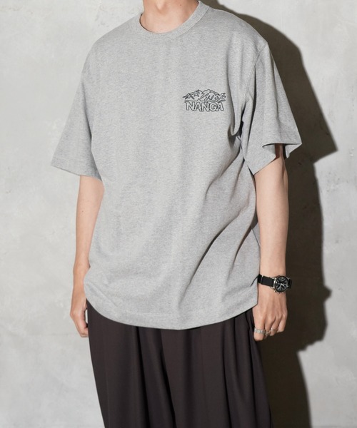 NANGA(ナンガ)の「NANGA / ナンガ ECO HYBRID LINE DRAWING TEE エコハイブリッド ラインドローイン Tシャツ(Tシャツ/カットソー・メンズ・グレー/ブラック/ホワイト・SMALL/MEDIUM/LARGE)」の8枚目の写真